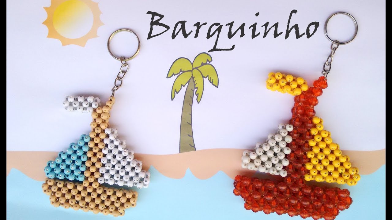 Barquinho de Pérolas - Tutorial Passo a Passo
