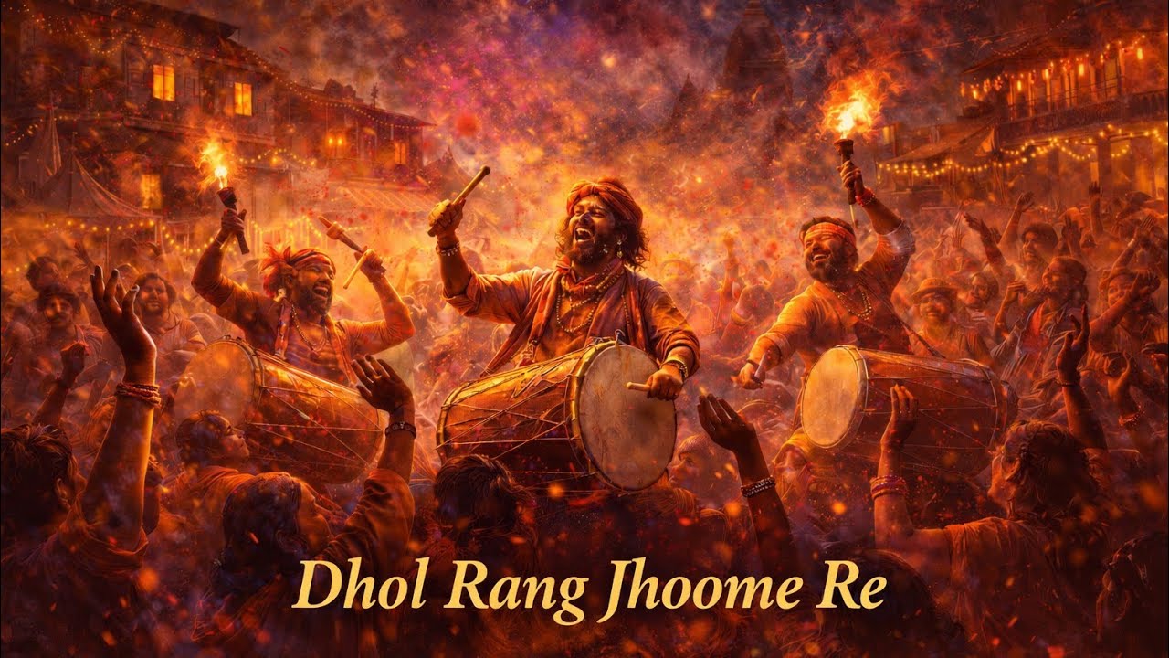 Dhol Rang Jhoome Re | High Energy Holi Dhol Song 2026 | Festival Dance Anthem | Rangotsav 2026