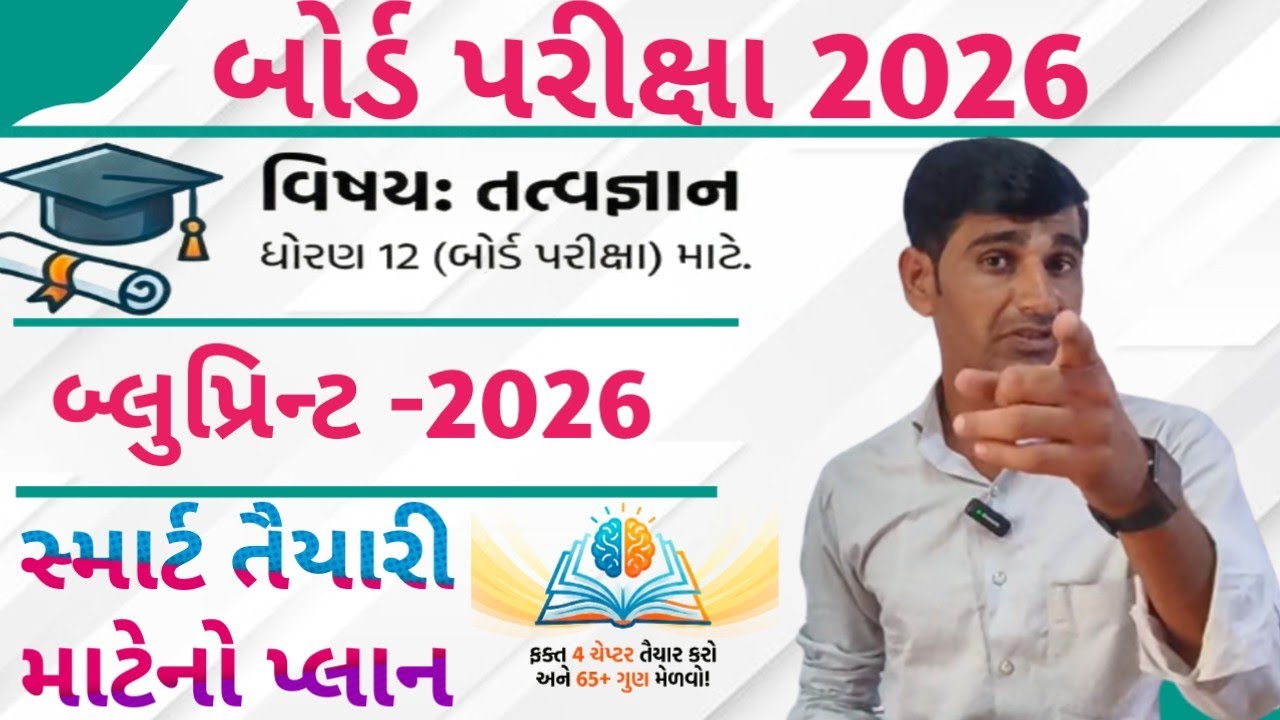 std 12 tatvagyan blueprint 2026 || Std 12 Philosophy blueprint 2026 || board exam 2026 blueprint 12