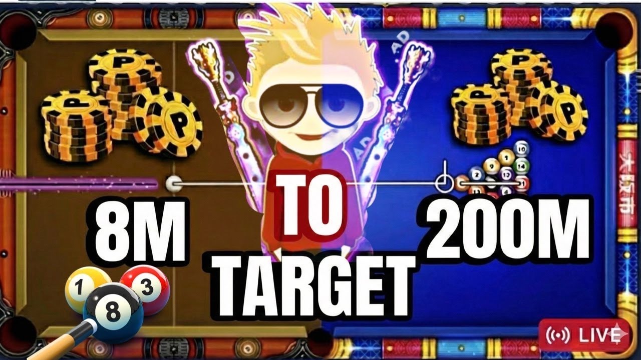 | 8 Ball Pool Live Stream lets target league top