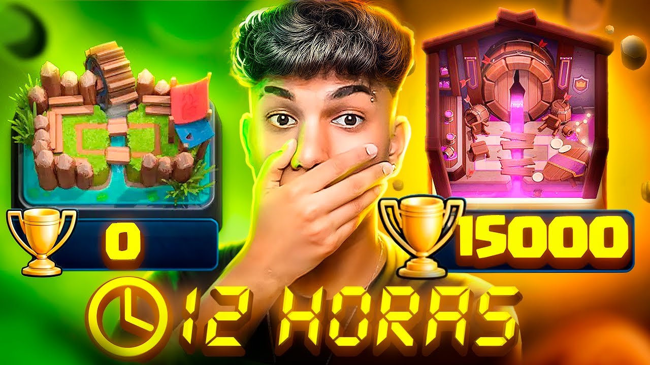 ZEREI O CLASH ROYALE DO 0 AOS 15000 TROFÉUS SEM PERDER NENHUMA PARTIDA! *histórico*