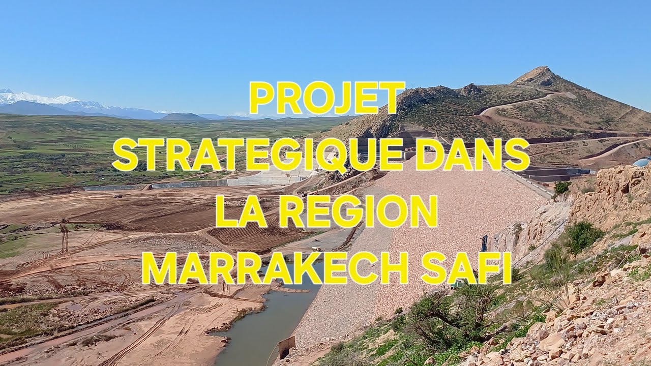 Barrage ait ziatt , al haouz .