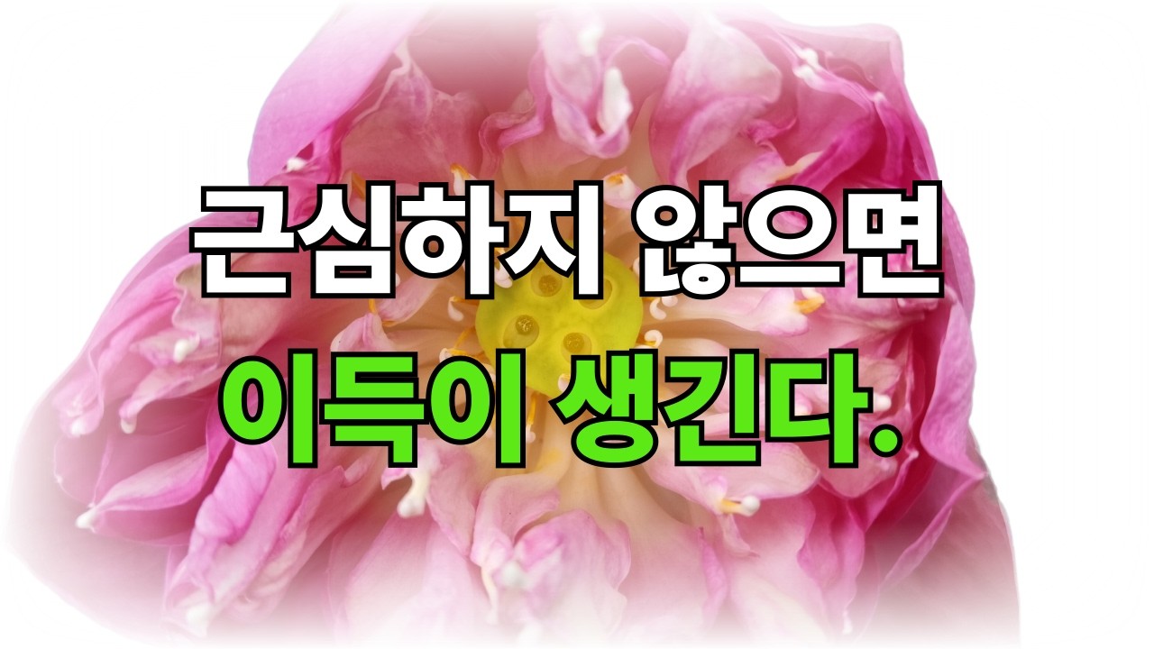 근심하지 않으면 이득이 생긴다.