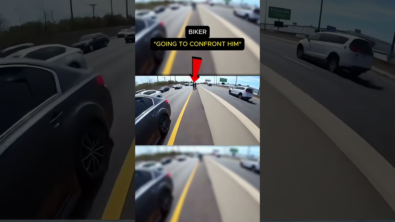 This Driver's Reaction Was Unexpected #confrontation #highway