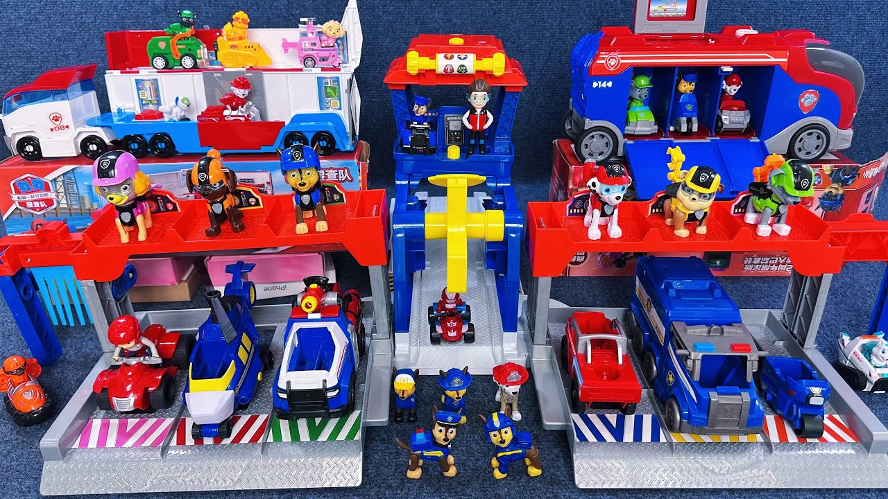 13 Minutes Satisfying with Unboxing Paw Patrol Truck Stop Headquarters Playset ASMR | Review Toys