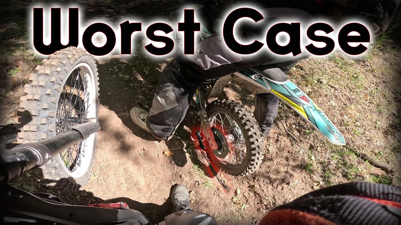 How to handle a 'worst case' scenario on a trail ride.   #surron #emoto