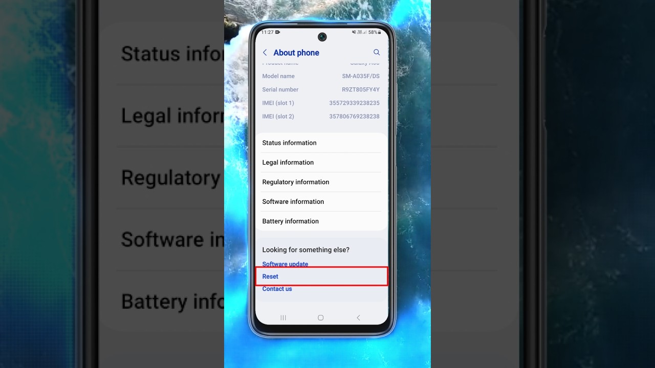 Sumsung Mobile ko Reset kaise kare | Factory reset Sumsung phone #shorts #reset