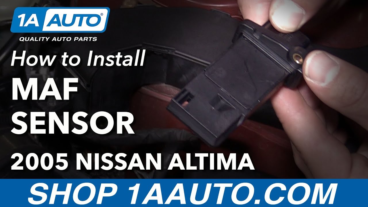 Как очистить код P0102. Замена датчика массового расхода воздуха. Nissan Altima L4 2.5L 04-12.