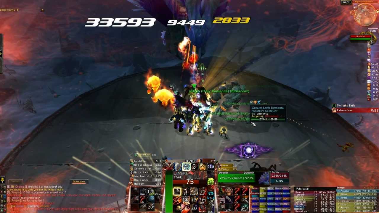Ultraxion 25 Heroic Landsoul Fury Warrior POV
