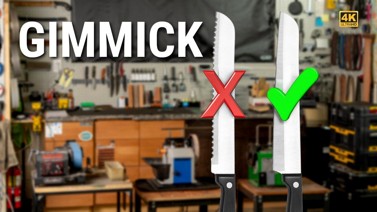 Why Serrated Knives are a GIMMICK (and How I Fix Them) [4K]