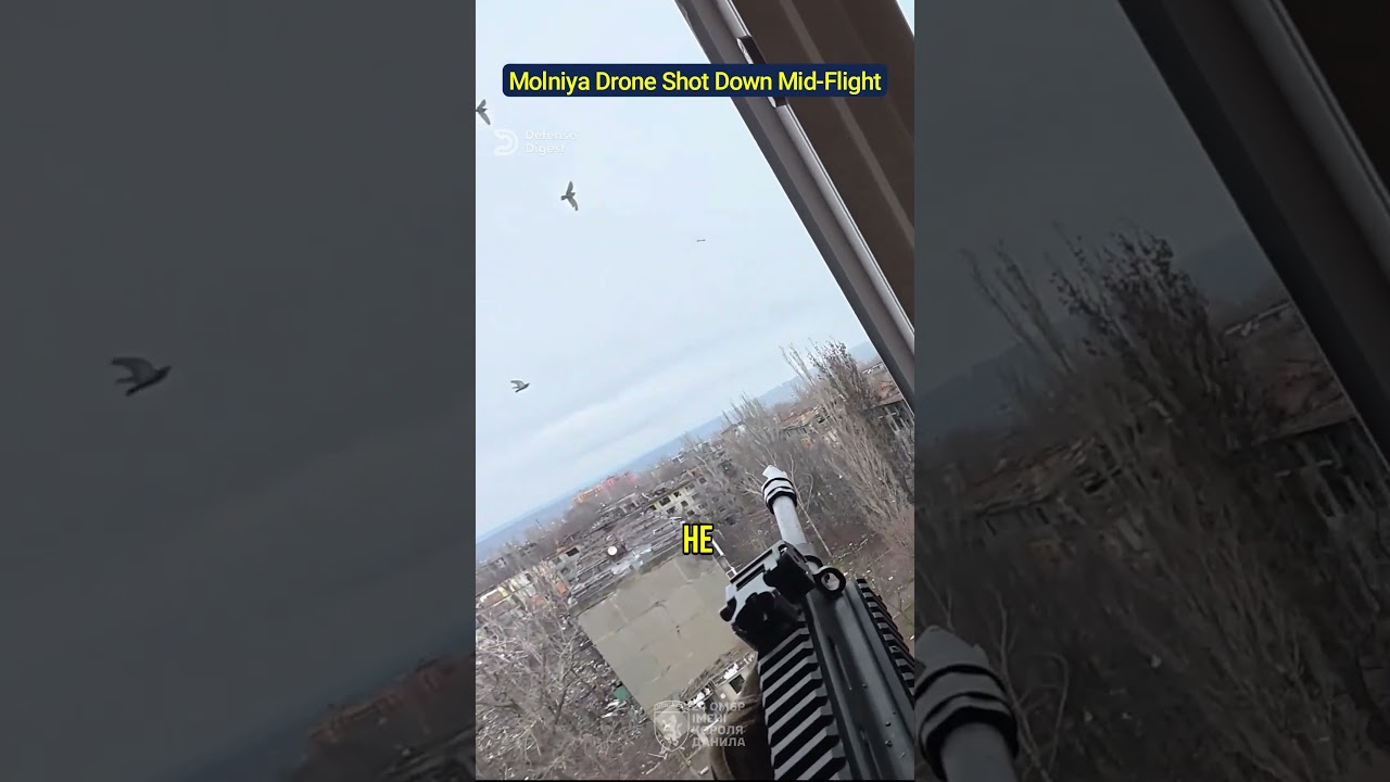 Molniya Drone Shot Down Mid Flight!