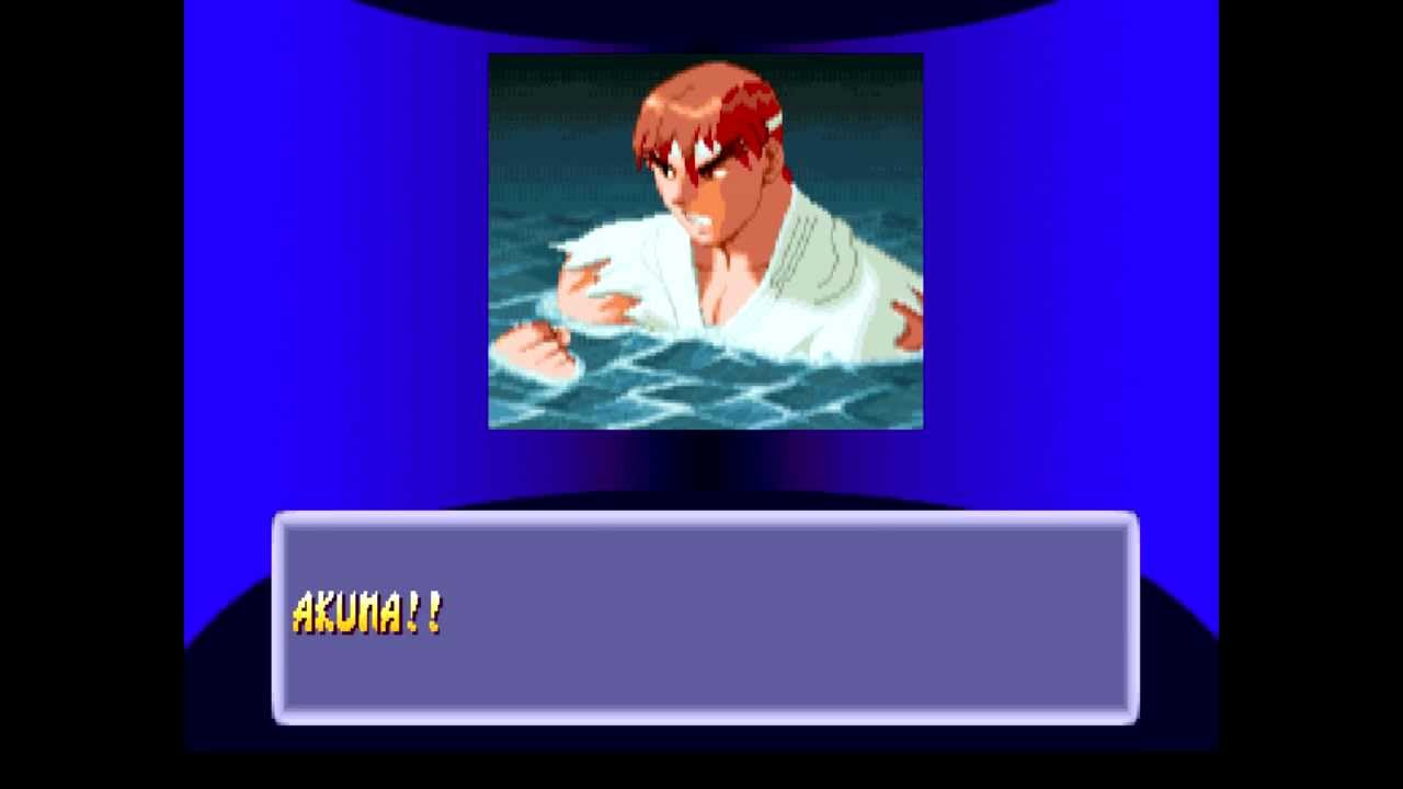 Street Fighter Alpha 2 Ryu Ending