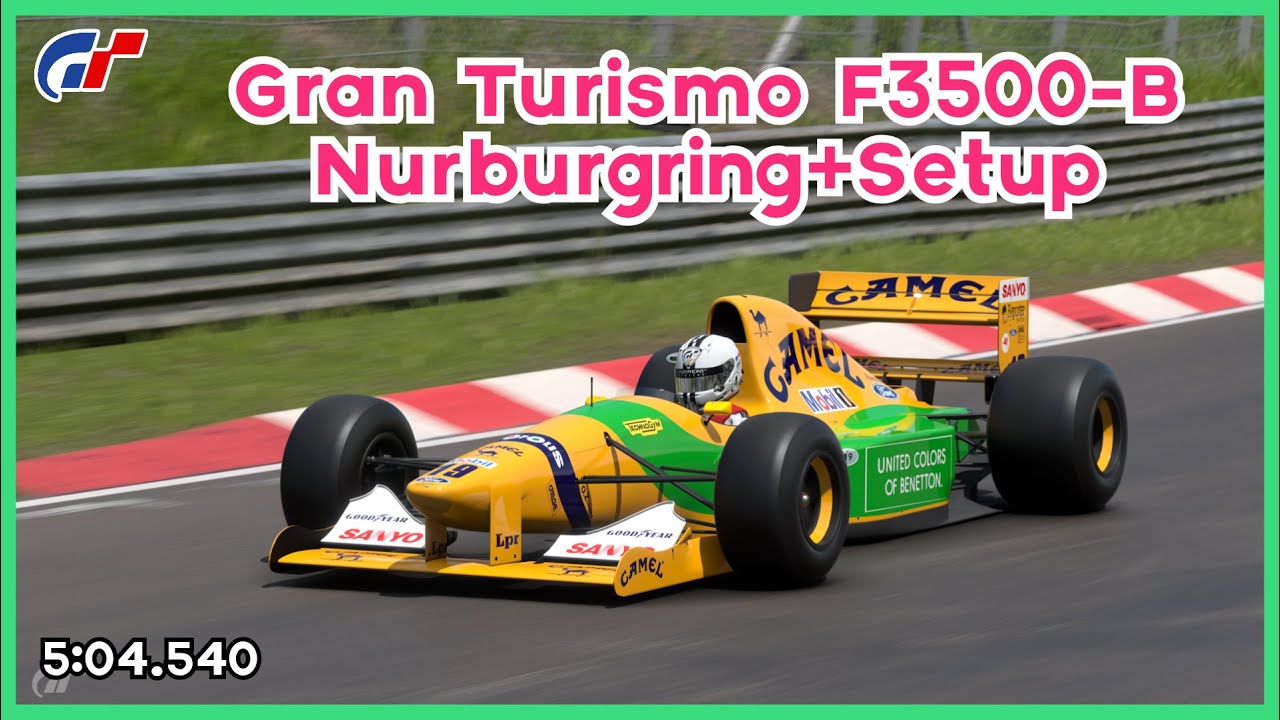 GT7 | NEW Formula F3500-B Nürburgring 5:04.540 | Lap + Setup