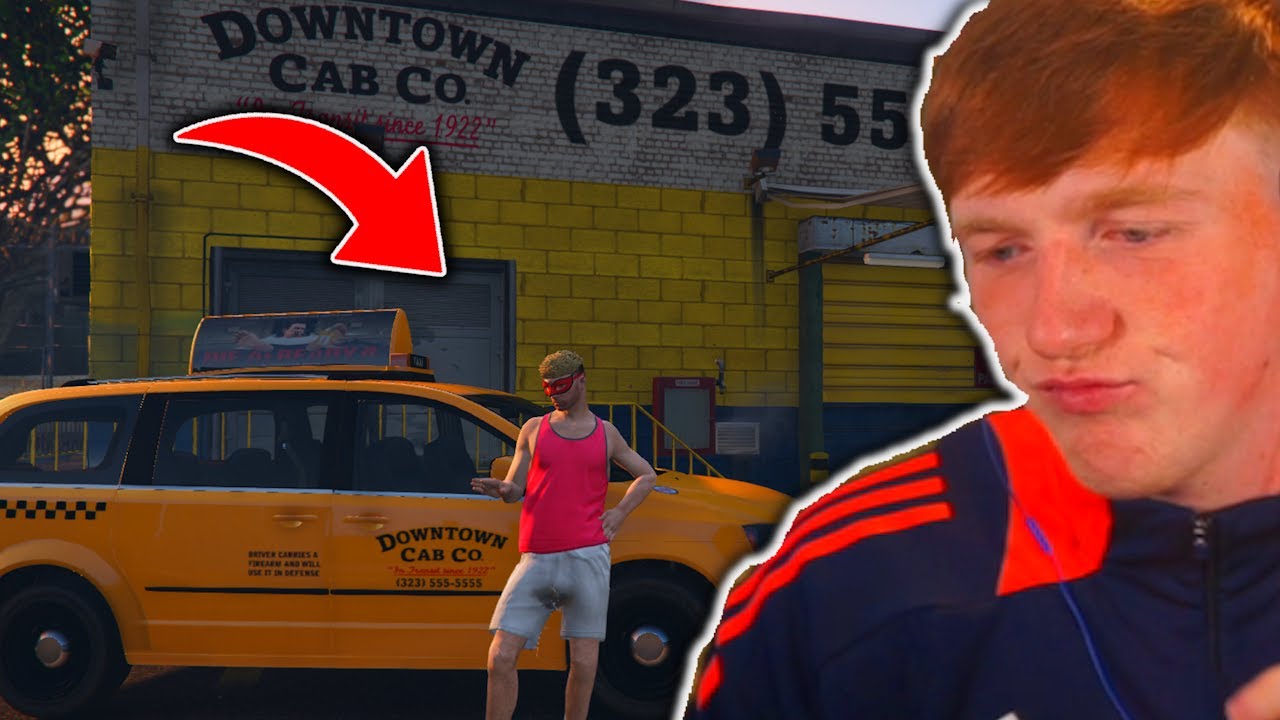 Angry Ginge Becomes a Zesty taxi driver!  (Time2 RP  Full VOD)