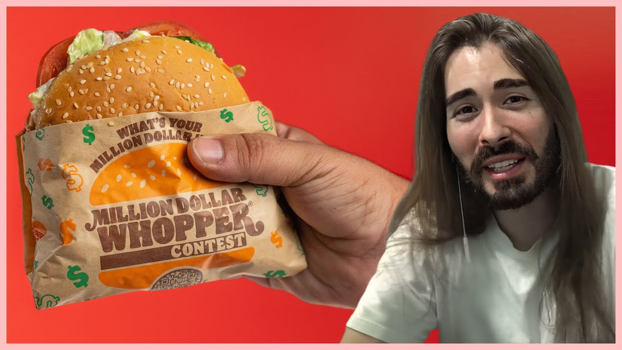 Charlie designed the Whopper concept for Burger King's $1 million prize | Moistcr1tikal reacts