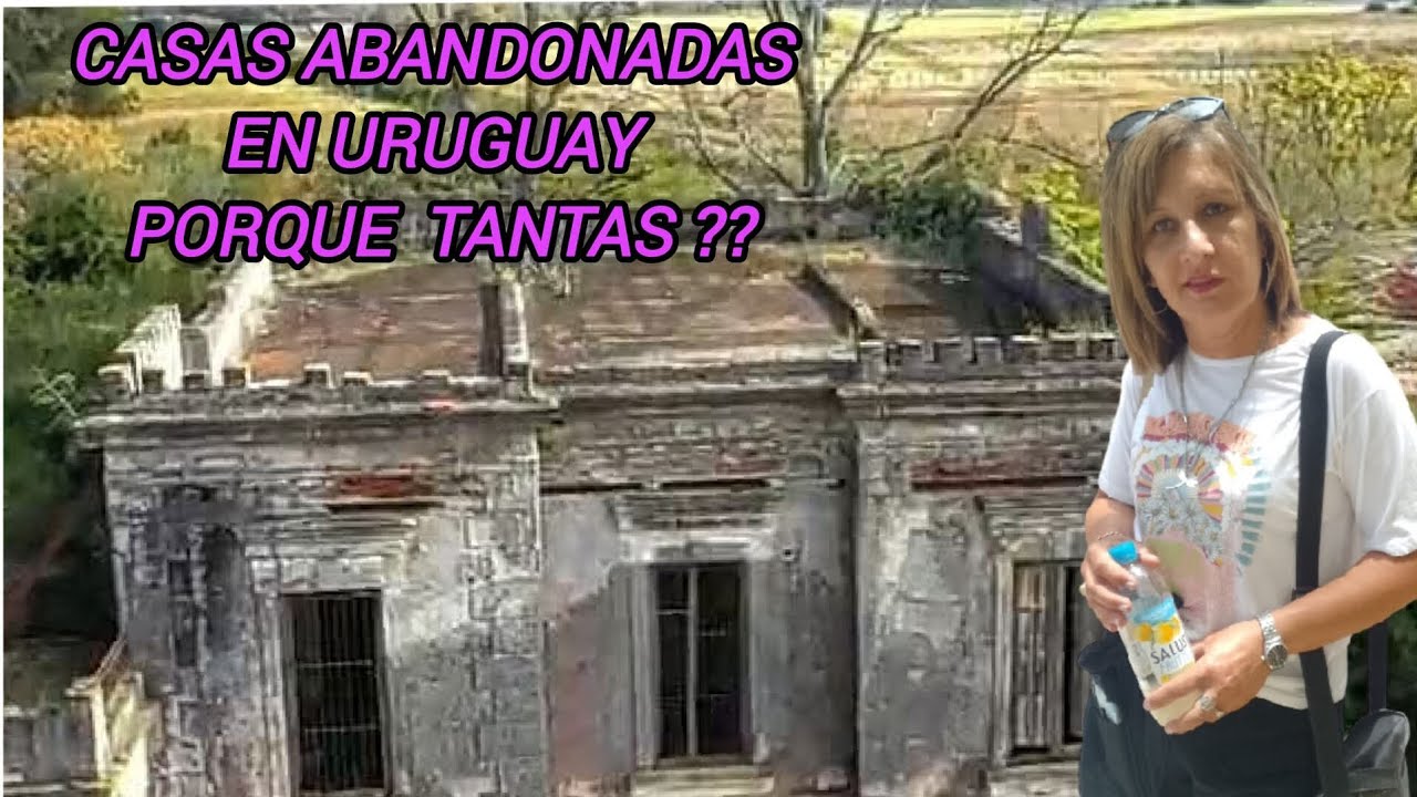 El interior de#uruguay🇺🇾 con muchas casas abandonadas cuentan  historia antigua de un  país prospero