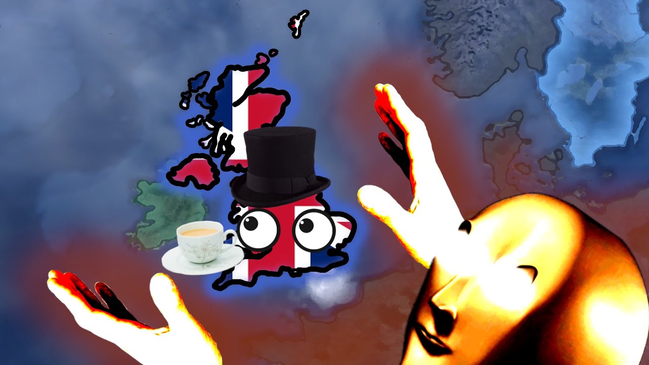 When you play as the bri'ish in Hoi4...