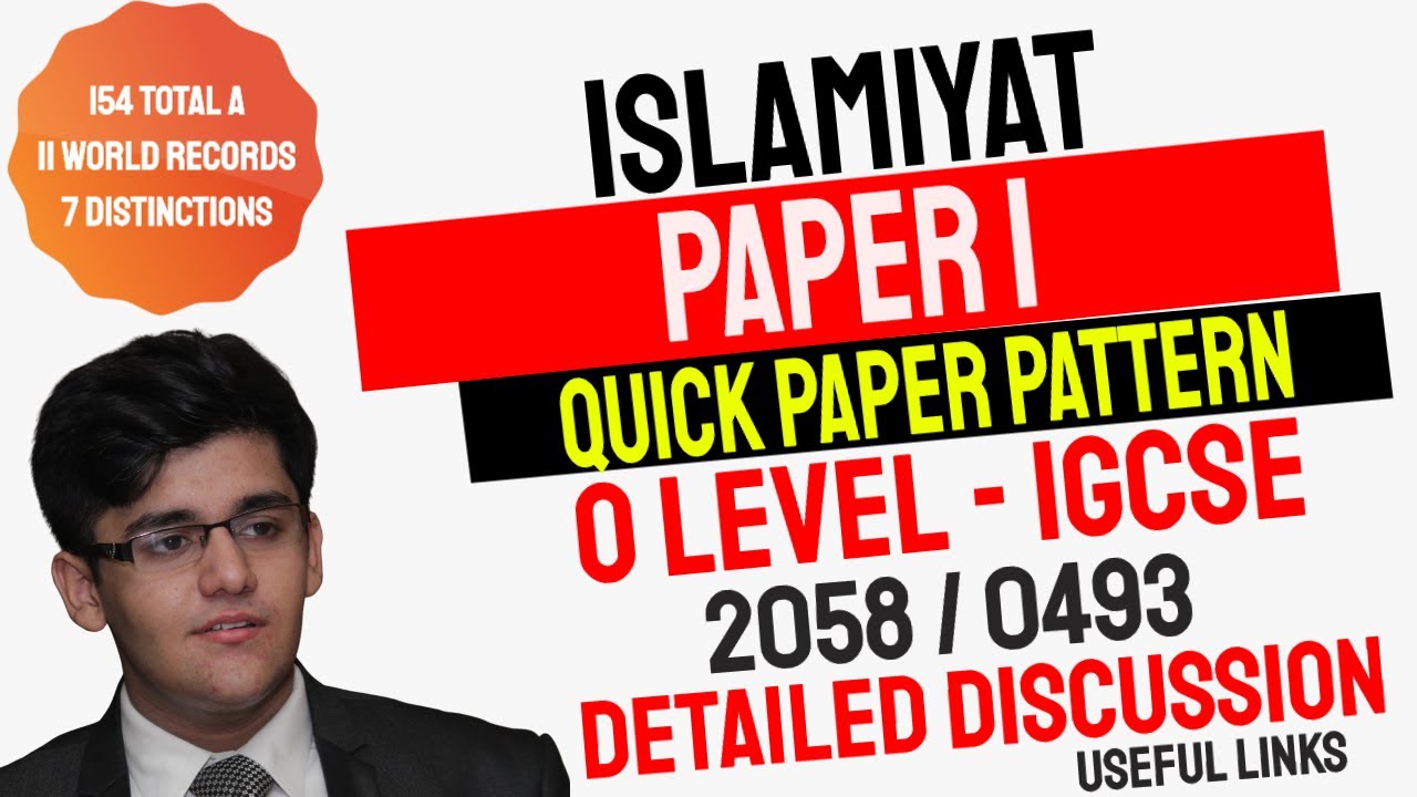 O Level & IGCSE Islamiyat Paper 1 | Quick Paper Attempt Method Revision | Common Questions Answered
