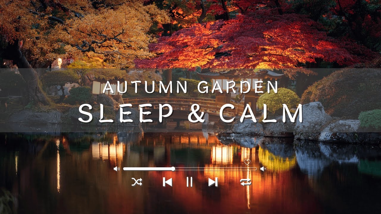 Japanese Autumn Garden BGM — Sleep & Calm — Evening #02 | 2 Hours | Yūgen Sounds