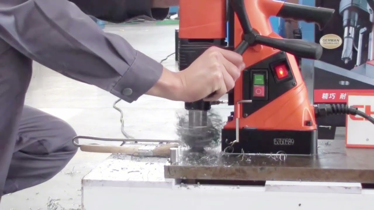 CHTOOLS TCT annular cutter used on DX-35 magnetic drilling machine