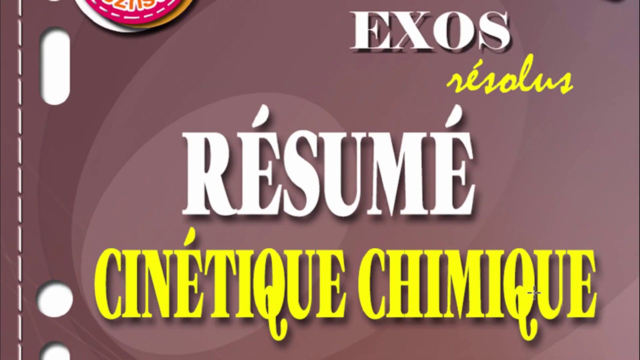 cinétique chimique bac