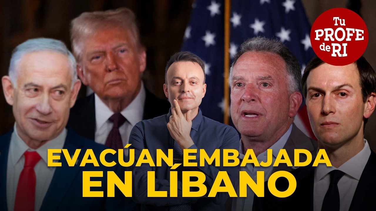URGENTE: EEUU EVACÚA SU EMBAJADA EN LÍB@NO. YERNO DE TRUMP Y WITKOFF GUIARÍAN ATAQUES AÉREOS VS IRÁN