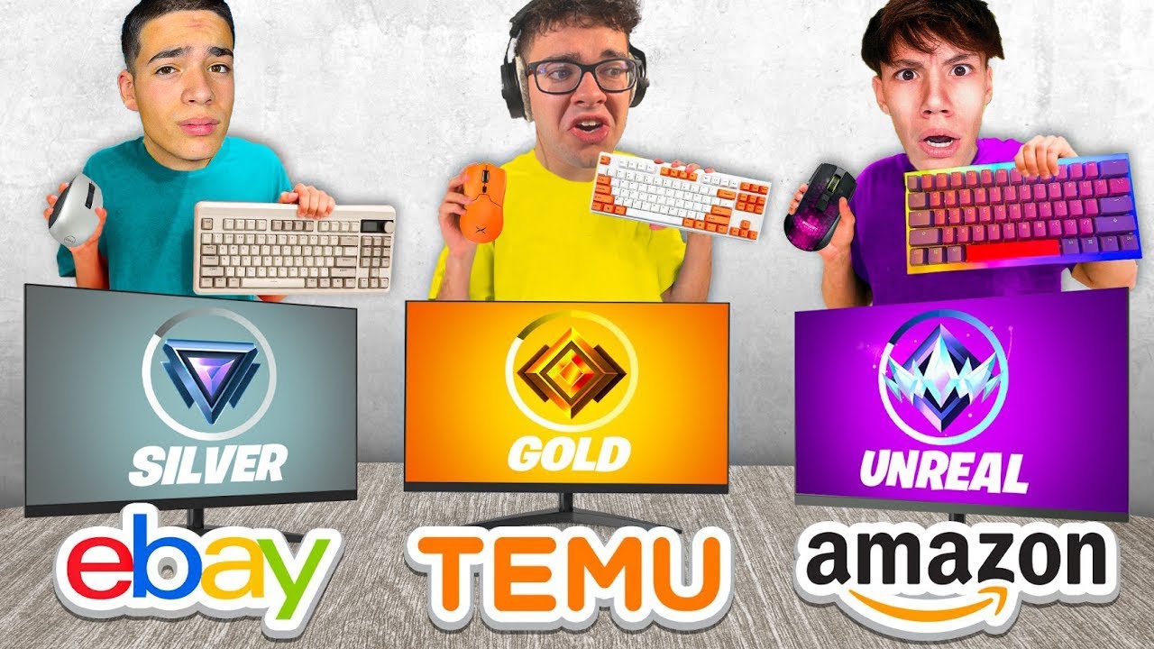 TEMU vs AMAZON vs EBAY su FORTNITE! (Chi arriva ad UNREAL vince 100€)