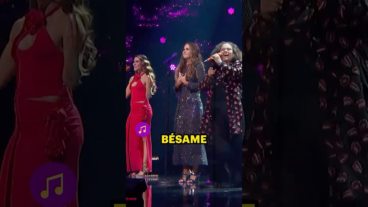 Lucero, Yuri, Lucerito y Mar&iacute;a Le&oacute;n compartieron el escenario cantando 'Ya te olvid&eacute;' #juegodevoces