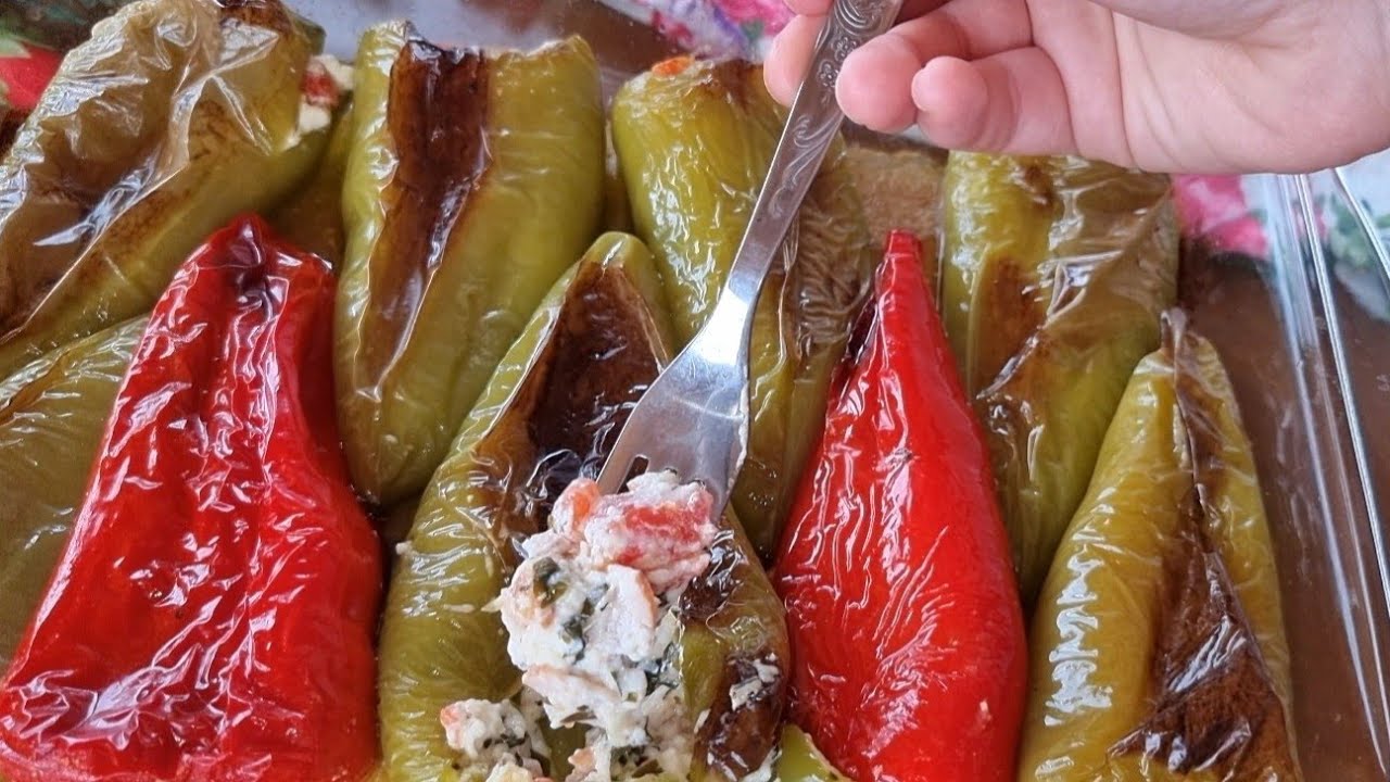 Speca te mbushura me djath ose gjize nje menyre ndryshe si gatuhen jashtë vendit ❗️Stuff peppers