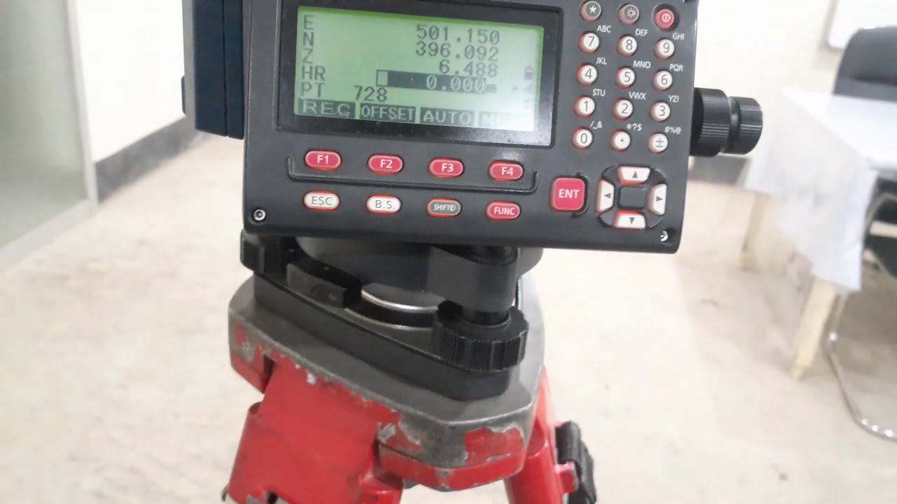 How to Level  Elevation Work With Sokkia Total Station im 101