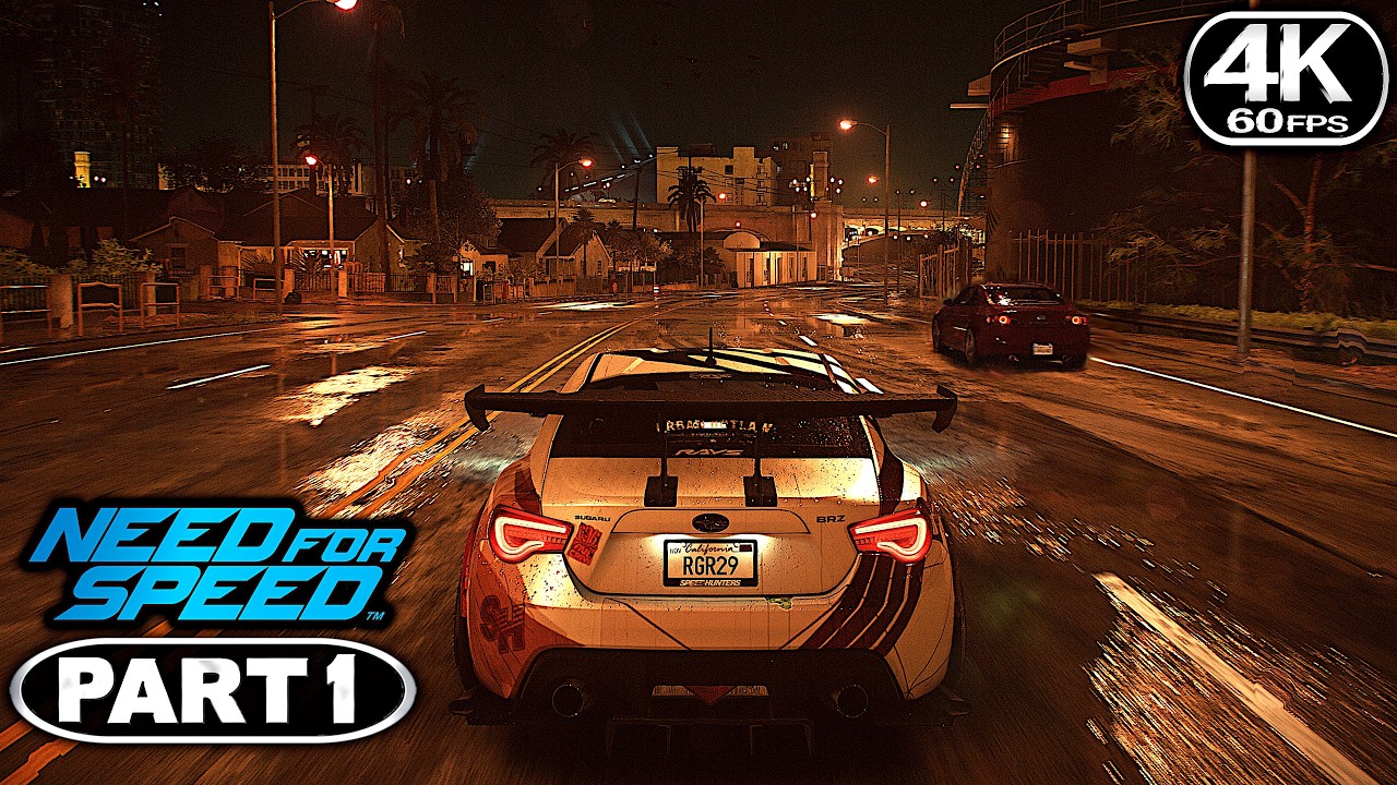 NEED FOR SPEED 2015 Gameplay Walkthrough Part 1 - PC 4K 60FPS No Commentary