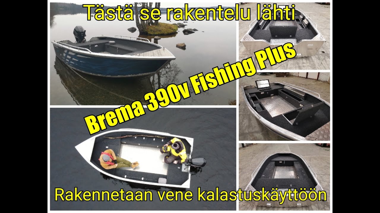 Brema 390v Fishing Plus | Veneen rakennus | Kalastusvene