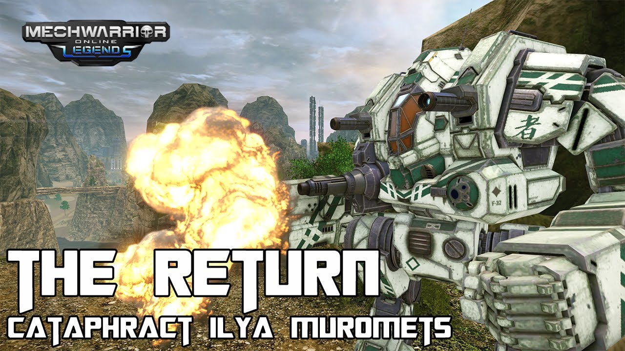 Три огромных слизняка приближаются к вам — Катафракт Илья Муромец | Mechwarrior Online