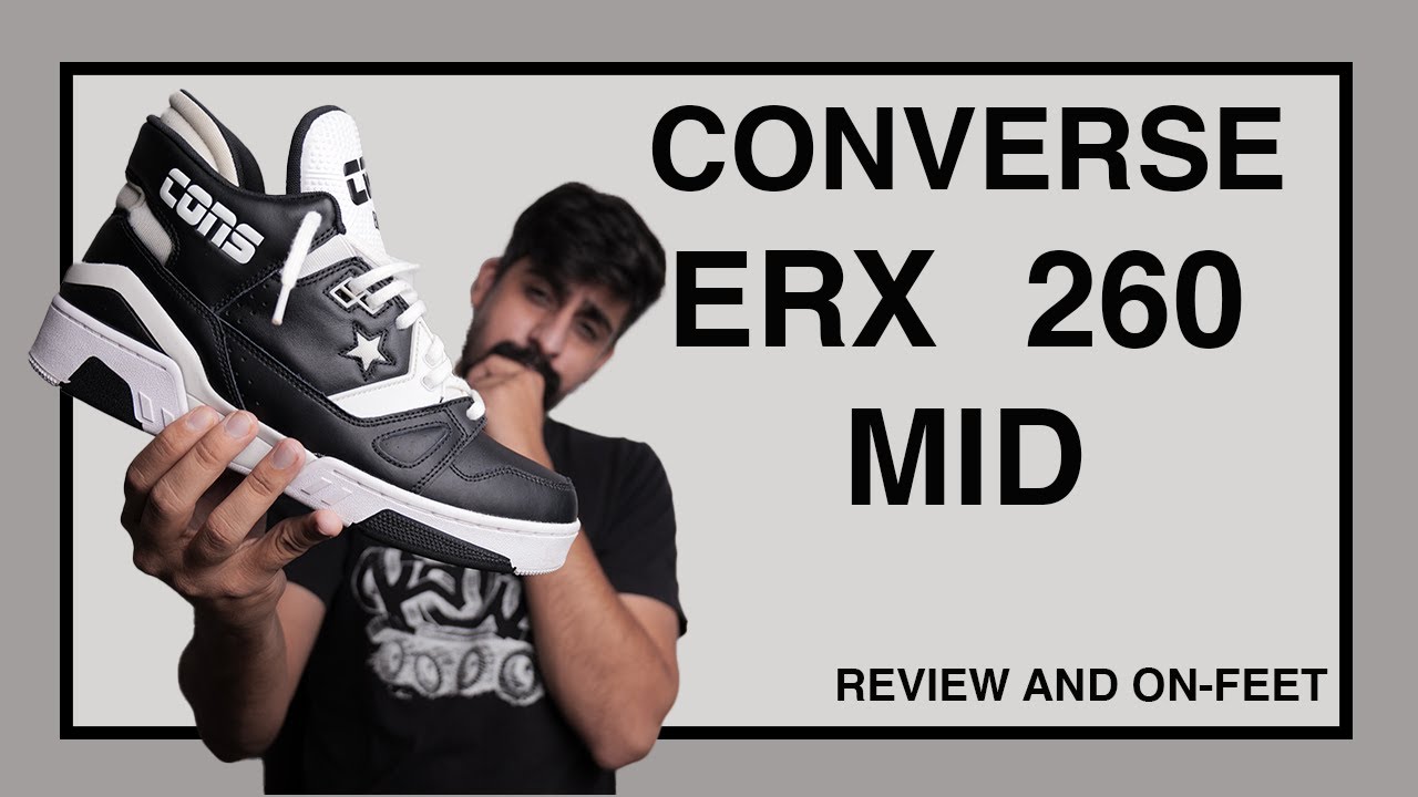 Converse Erx 260 Mid Black and White | Detailed Review & On-Feet