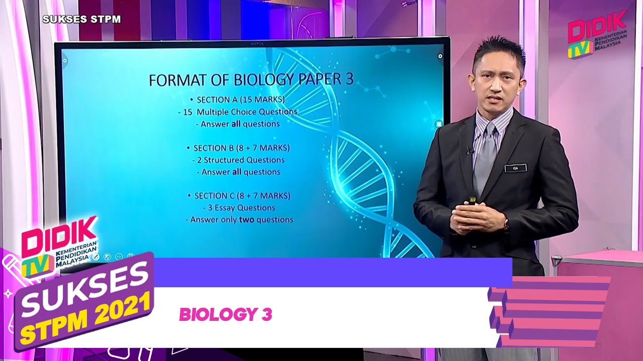 Sukses STPM (2021) | Biology 3