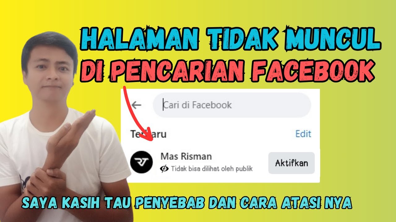 Cara Mengatasi Halaman Tidak Muncul di Pencarian Facebook