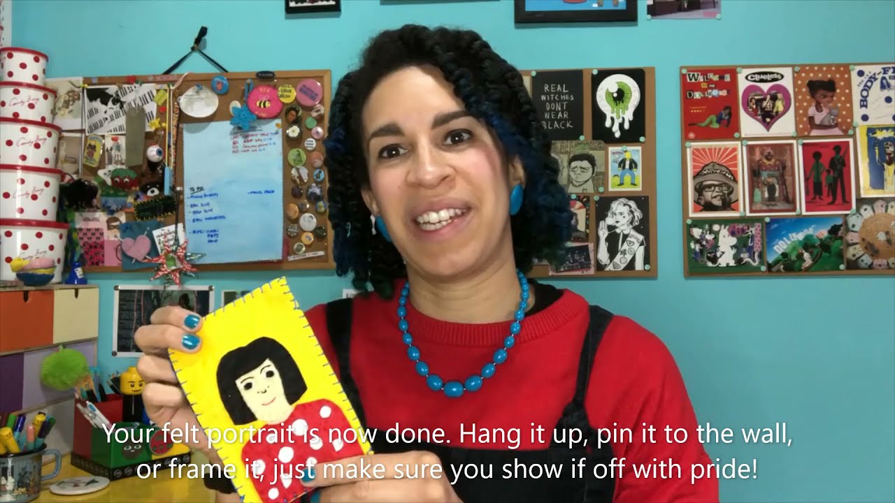 Making my Mark: Make a felt portrait