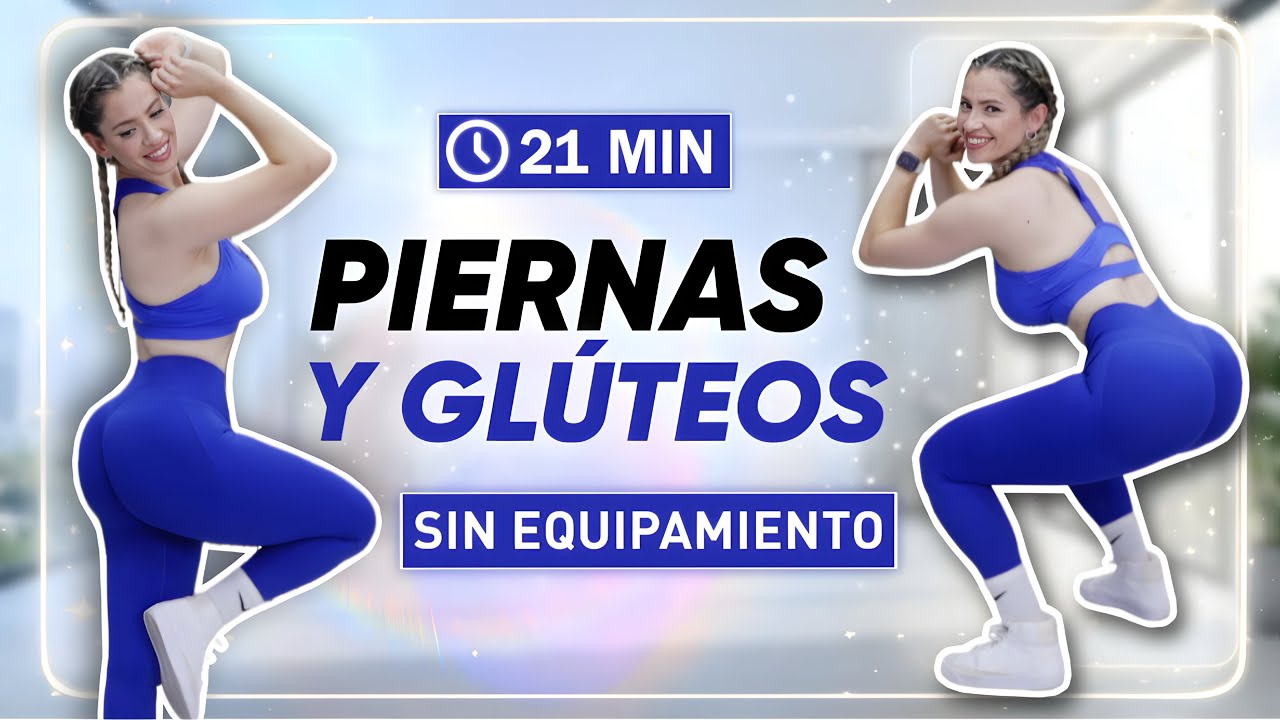 PIERNAS TONIFICADAS Y GLÚTEOS GRANDES | RUTINA DE EJERCICIOS EN CASA SIN PESAS | NatyGlossGym