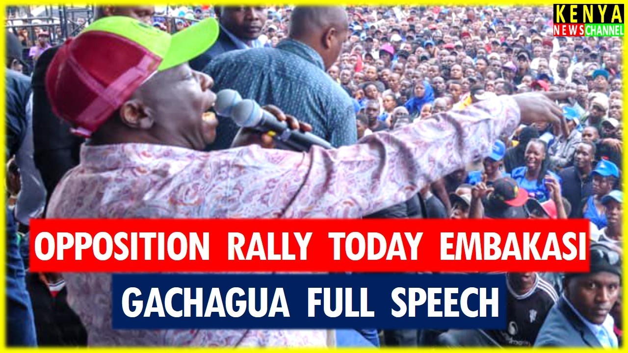 Gachagua EXPLOSIVE speech today DESTROYING Ruto with Matiangi & Kalonzo at Kware Embakasi East