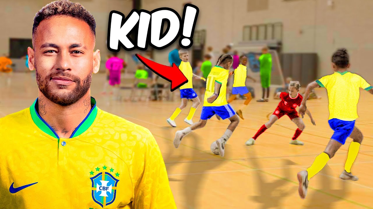 KID Neymar Plays In A Pro Futsal Tournament!