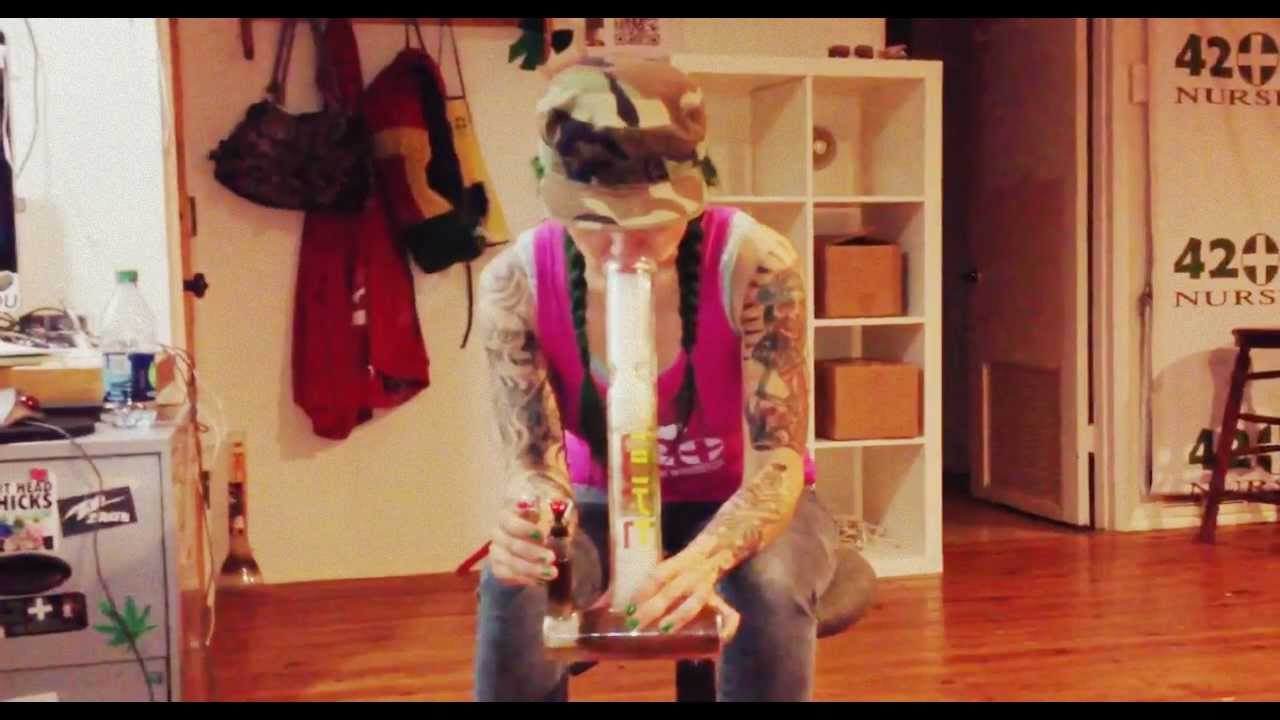 420 activist takes Big bong hit