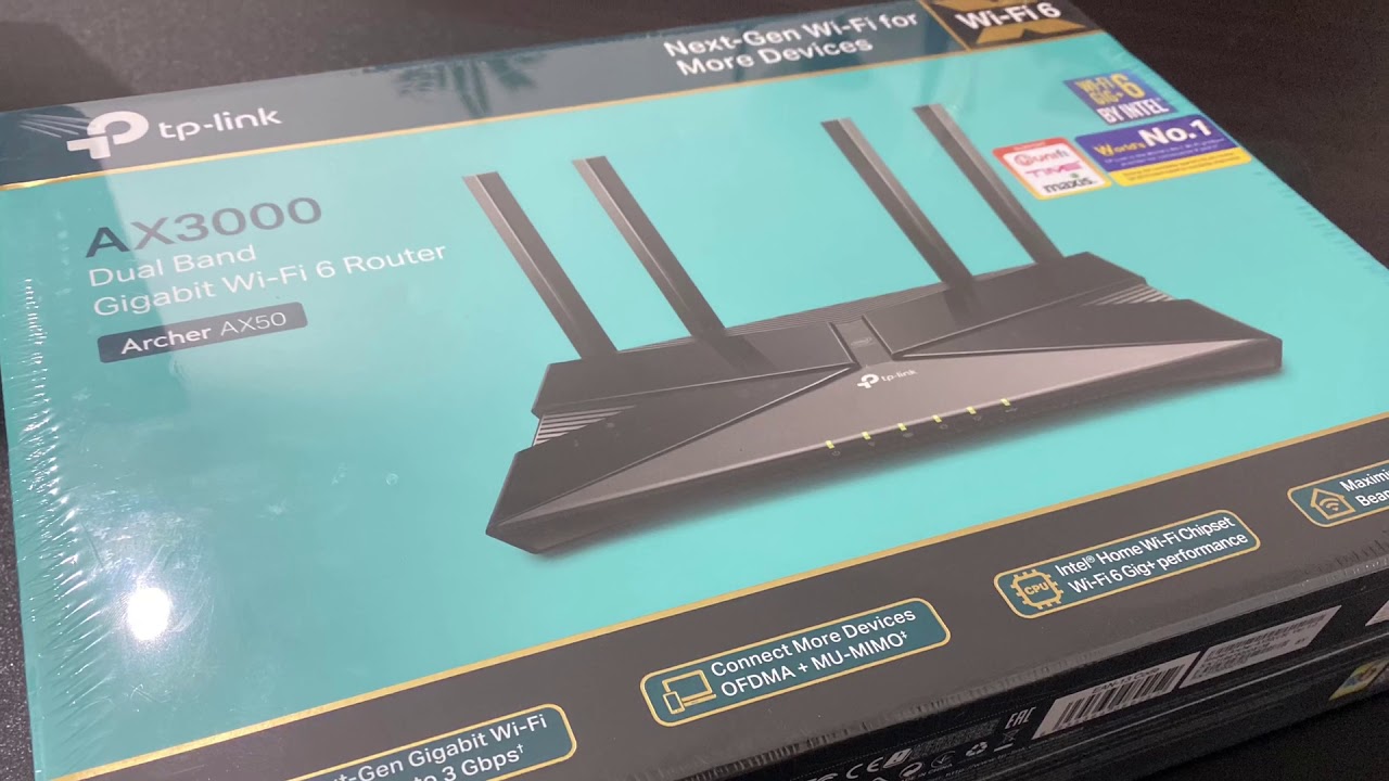 Unboxing TP-link Archer AX50 (AX3000) WiFi 6