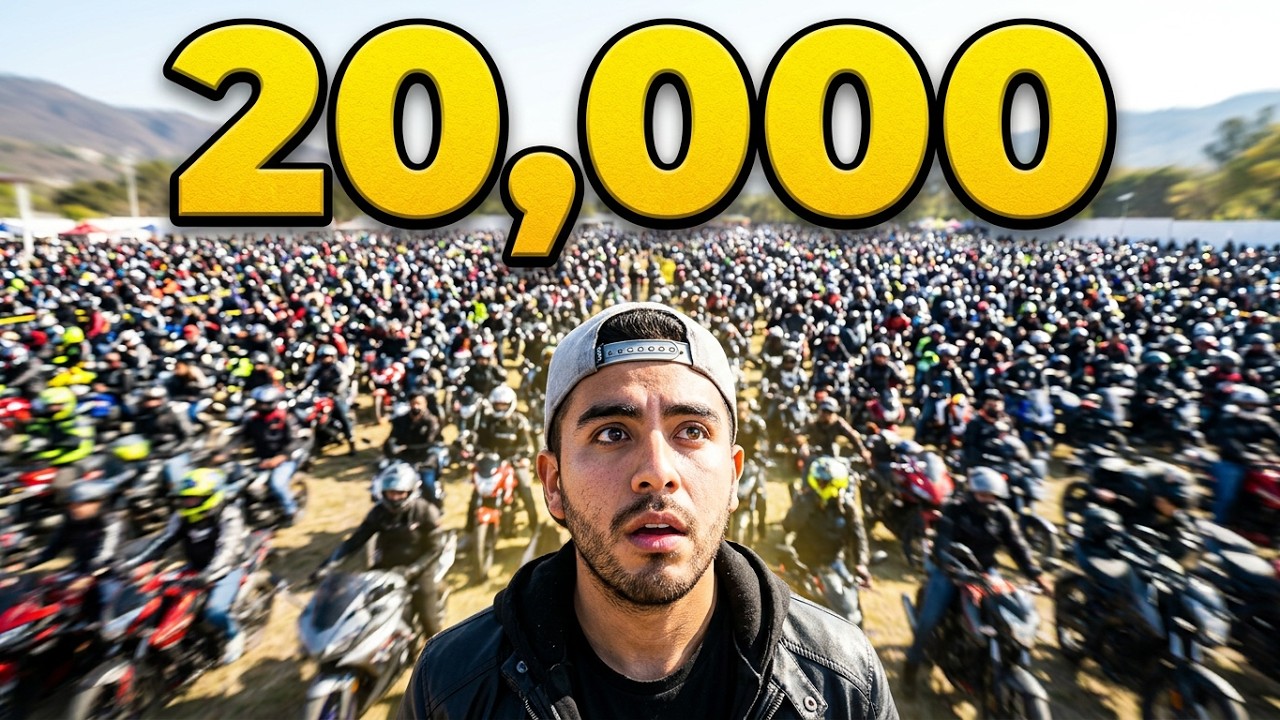 No estaba preparado para esto… 😱 20,000 motos en Hostotipaquillo | Bendición del Casco 2026