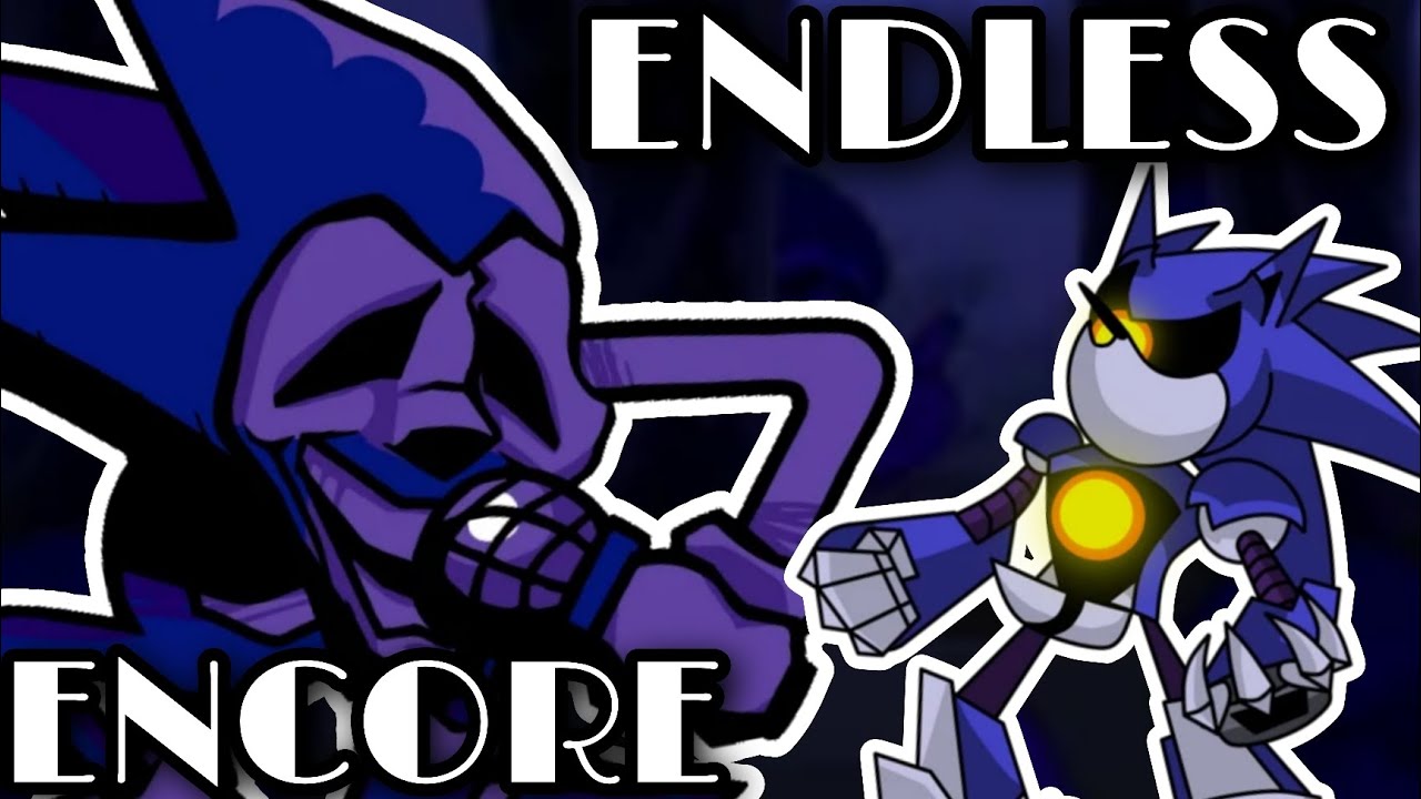 Mecha Sonic sings Endless Encore (Ft. Majin) FNF Cover