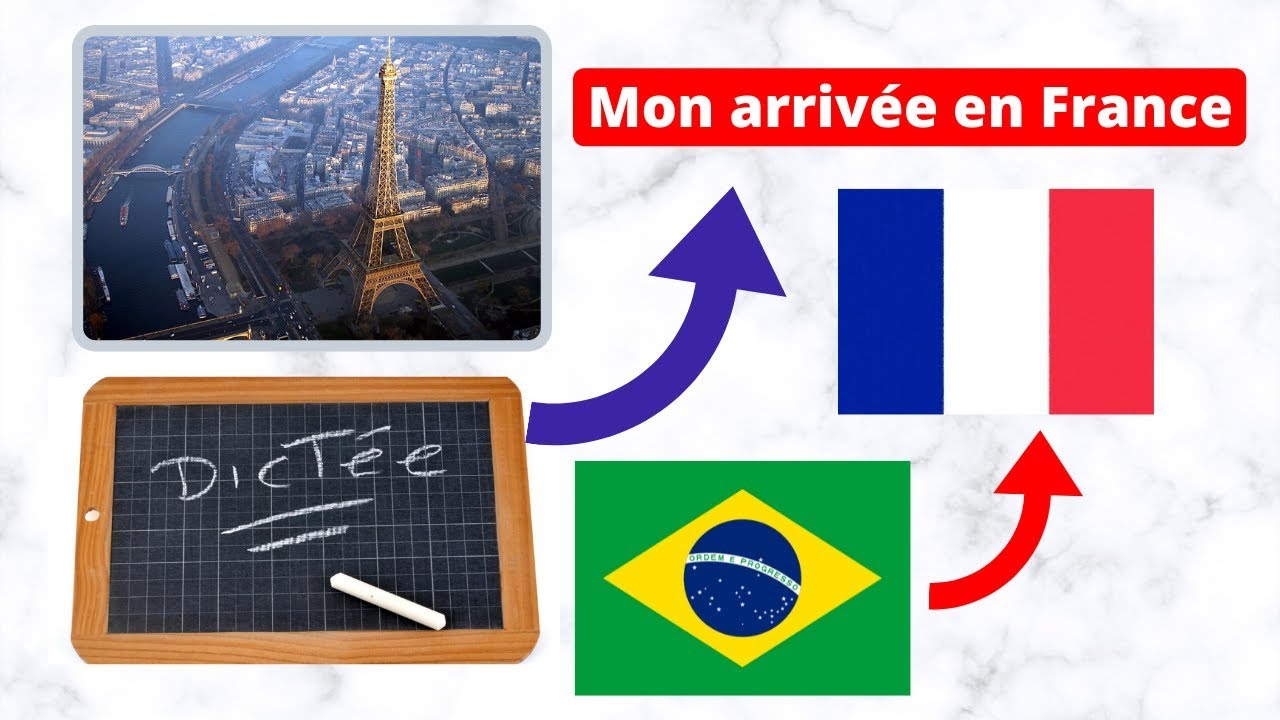DICTÉE :=) MON ARRIVÉE EN FRANCE ! Secrets de français