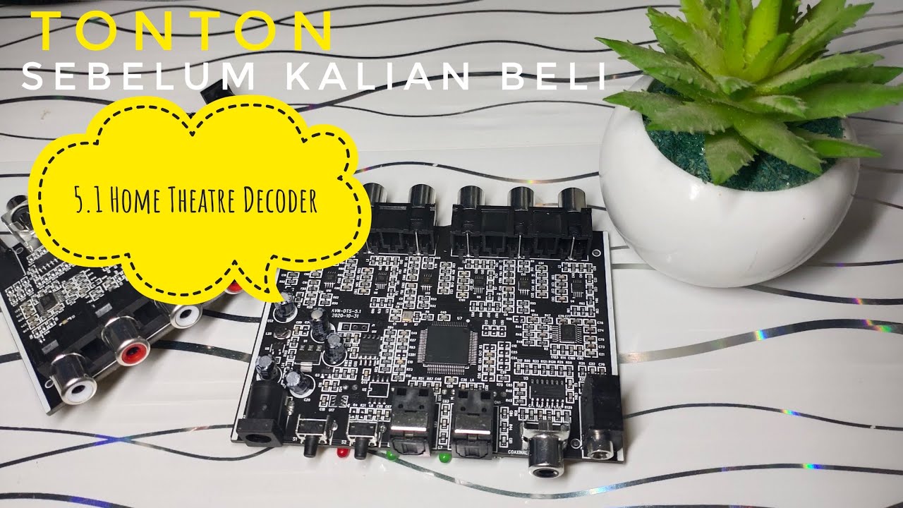 Jajan Audio #3 Review decoder processor 5.1 untuk home theatre