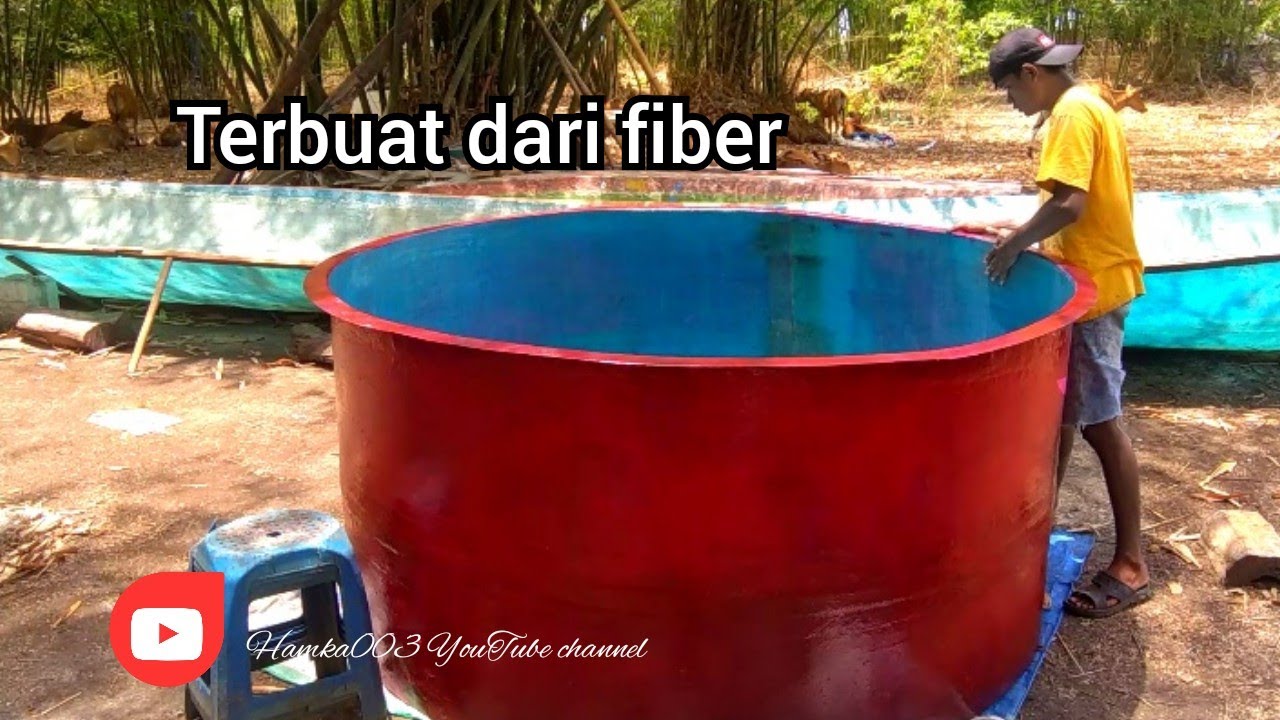 Membuat Bak penampungan air dari fiber