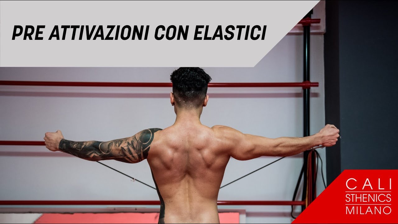 ALLENAMENTO CON ELASTICI - Utili come riscaldamento e pre attivazioni