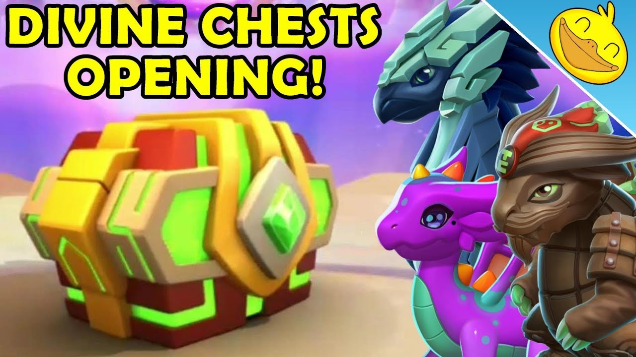 DIVINE CHESTS OPENING! Unlocking LOADS Of New Dragons On Android! - DML #1188