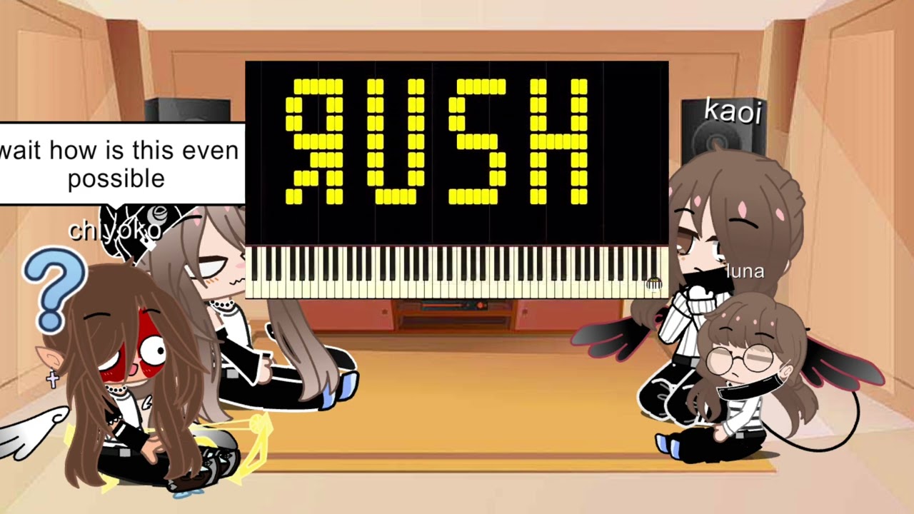 Me amd my friends react to E RUSH
